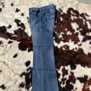 Cowgirl Tuff Don't Fence Me In Sparkle Jeans 27 x 37